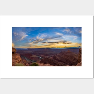 Sunset at Dead Horse Point State Park Posters and Art